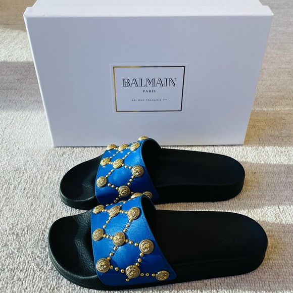 ON HOLD - Balmain Calypso Lion Slides - Picture 6 of 9